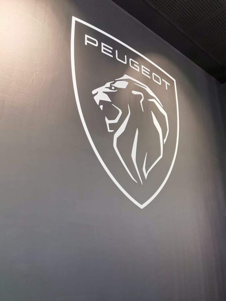 Logo Peugeot en Adhésifs Muraux Intérieur et Extérieur à Strasbourg en Alsace