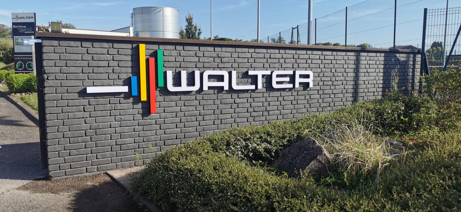 Logo et signalétique de bureau pour Walter Tools à Soultz-sous-Forêts dans le Bas-Rhin