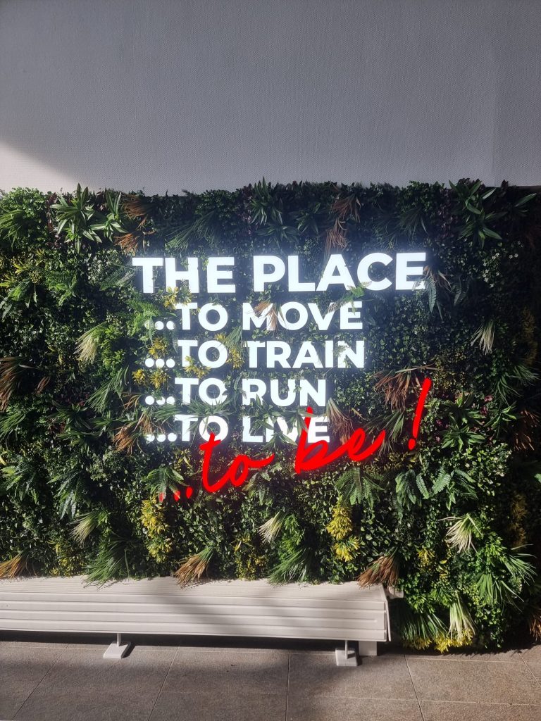 Préparation, fabrication et installation d&rsquo;enseignes en néon LED pour la salle de musculation One Fitness Est à Strasbourg, proche d&rsquo;Illkirch-Graffenstaden.
